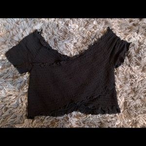 black crop top
